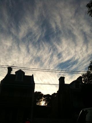 Sunrise over South Sydney.