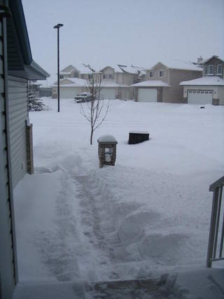 This is what we woke up to on March 18