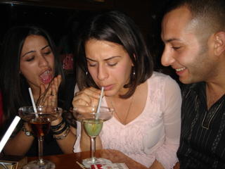 Flaming the night with Flaming Lambourghinis...