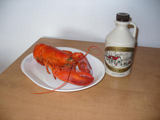 canadiana soul food/ maple syrup and lobster