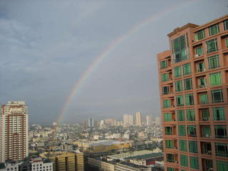 NEW YEARS DAY RAINBOW