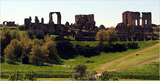 The Appian Way, outside Rome, Italy