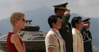 NATIONAL VALOR DAY, HER EXCELLENCY GLORIA ARROYO WITH AMBASSADOR KENNEY AT BATAA