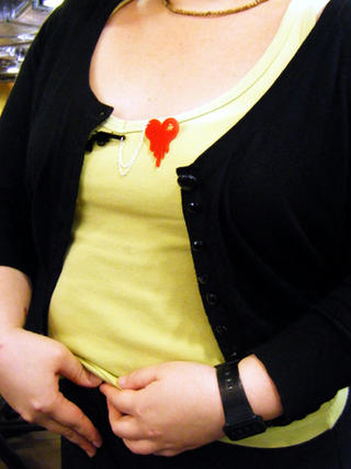 Lime green and black