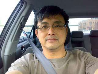 Me at the wheel