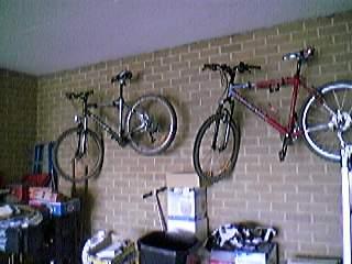 My sons\' bikes