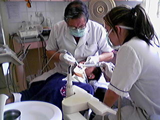 Sean at the dentist\'s
