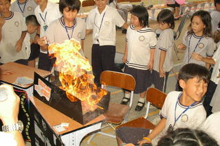 Michael G (Indonesia) and Sawang (Thailand) showing "Dragon Fire"