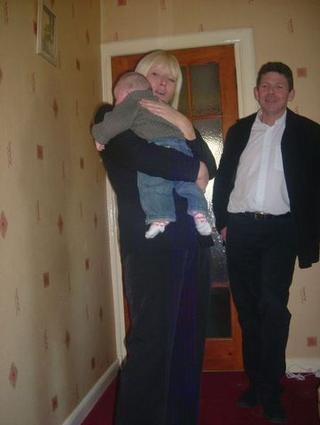Diane Holds Baby Stevan