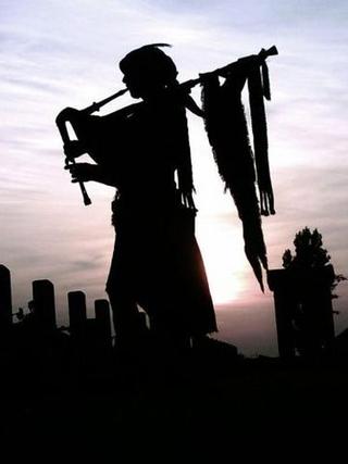 Scottish Bagpiper Haunting