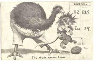 The Moa and the Lion, 1904