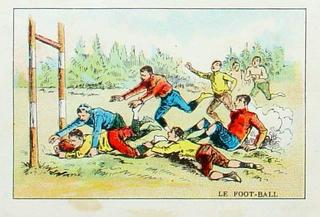 Yet another French rugby trade card...