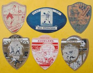 Baines rugby trade cards