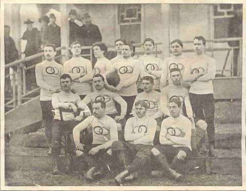 Not really the "Equipe de France", tour in England, 1893