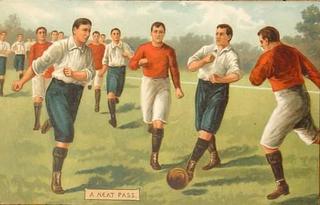 You know what ? I also have football postcards...