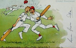 You know what ? I also have cricket postcards...