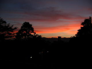 Sunset colors