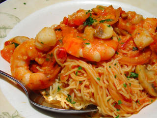 Seafood Pasta at Pasta Polo!
