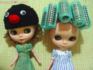 Matilda gets her hair curled for the first time...