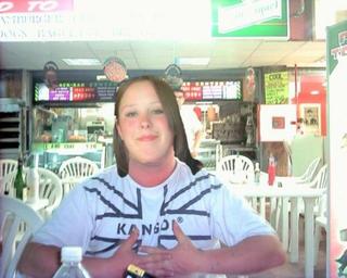Leanne At Cafe