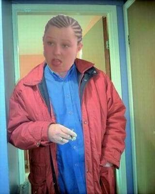 Leanne With Her New Jacket On