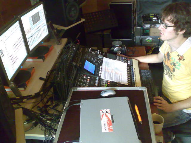 Nathanael bei der Arbeit