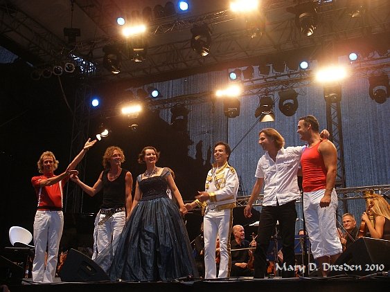 Queen Klassical auf dem Theaterplatz in Dresden
