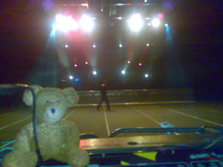 Kurz vor der Show in Haderslev...