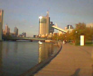 promenade along Yarra River