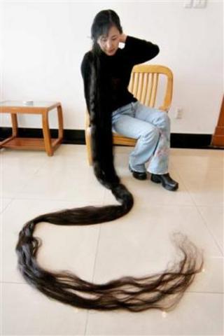 longest hair.. 4.2mtrs about 15 ft long