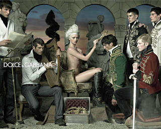 STEVEN MEISEL, D&G F/W 2007.