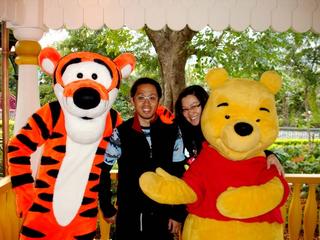 What's Disneyland without Pooh and Tigger...