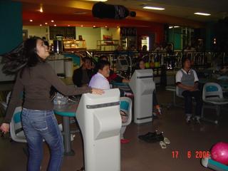 went out for bowling after the party