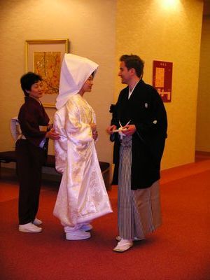 The Big Day. At the Meiji Jungo shrine in the heart of Tokyo