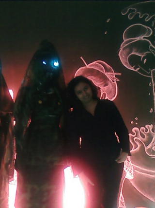 Vips and the woman with glowing eyes