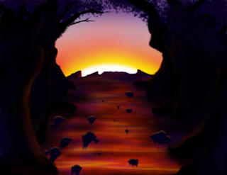 Cliff Sunset