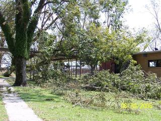 following Pics - Damage to BMA (Bass Memorial Academy) after Hurricane Katrina