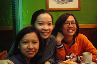 SM Baguio dinner with Maniel and Tracey