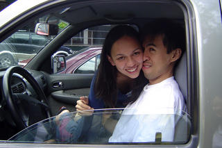 Aris and Sue, day after their wedding