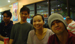 with the gang