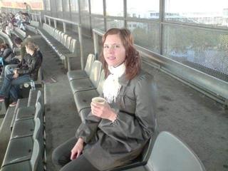 Hilde venter i spenning p&aring; madonna.