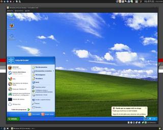 Modo Duplo: Windows XP dentro de KDE