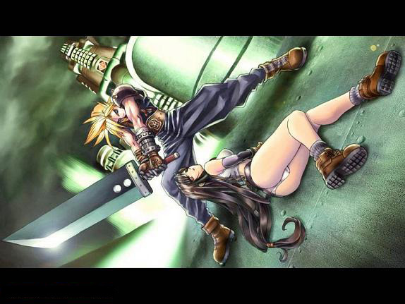 Una imágen de Final Fantasy VII