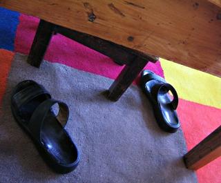 latschen aus -