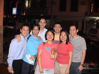 Friends at home...