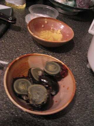 What came first? The Hainanese Chicken or the Century Egg?