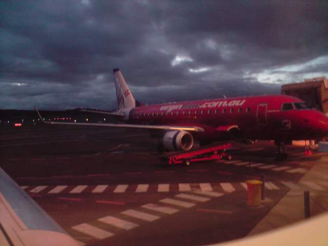 Waiting for take-off.. The view from 9A