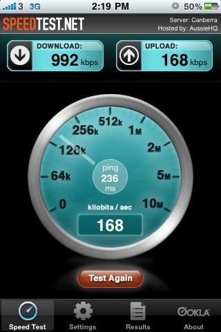 Symonston Offices:  Speedtest