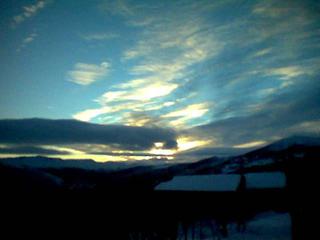 cloudy sunset