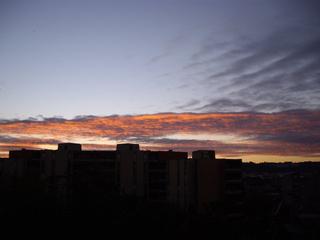 Nuages et couch&eacute; de Soleil